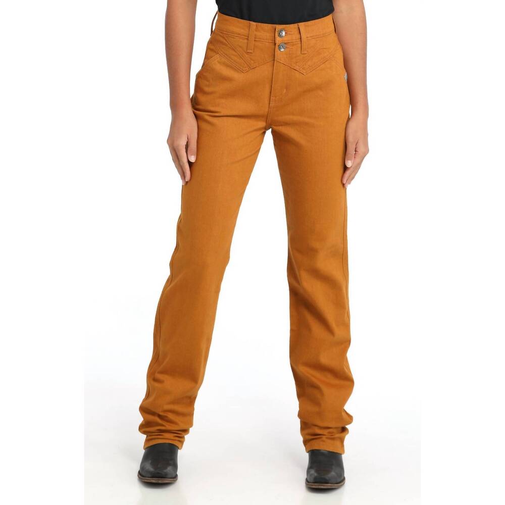 Cinch Women's High Rise Jeans in Mustard